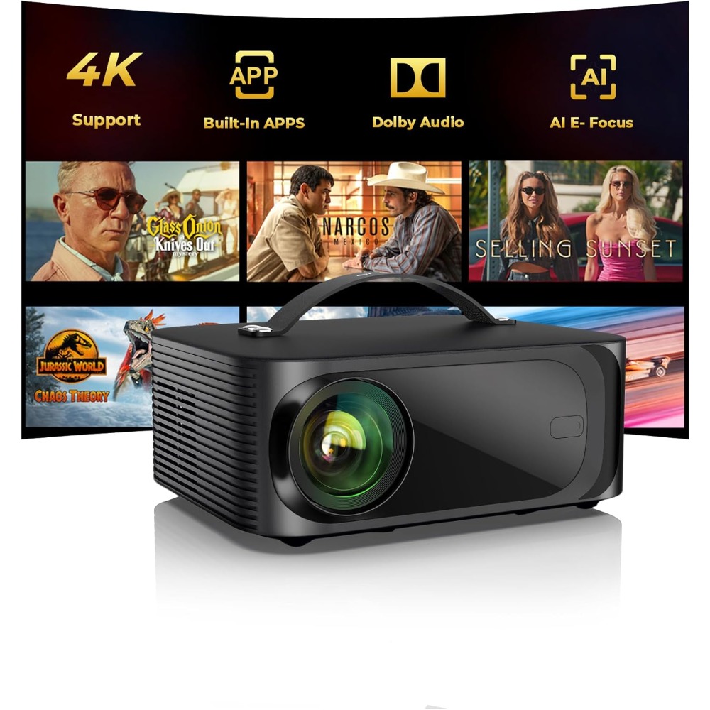 جهاز عرض ذكي بدقة 4K مع واي فا - مراجعة Netflix Home Cinema وسعره